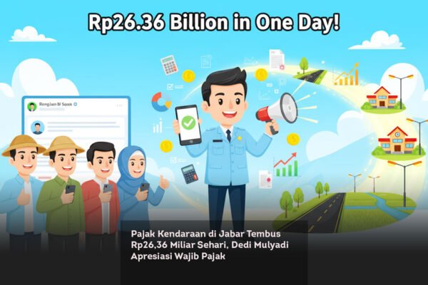 Pajak Kendaraan di Jabar Tembus Rp26,36 Miliar Sehari, Dedi Mulyadi Apresiasi Wajib Pajak locusonline featured image Mar 2026