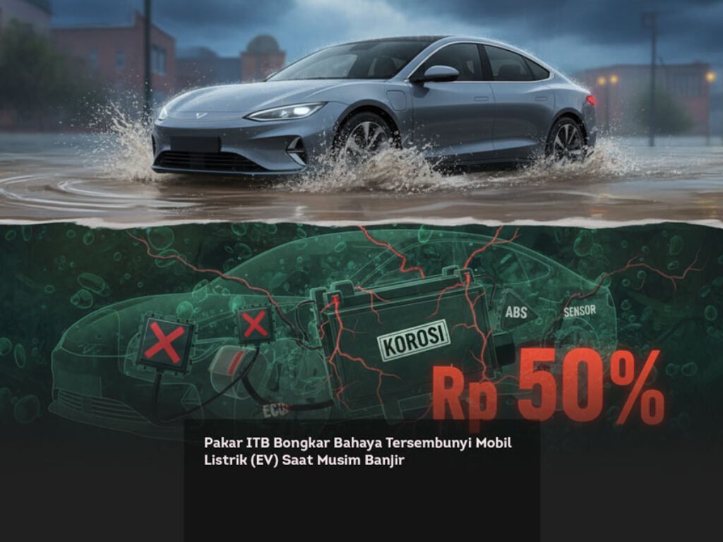 Pakar ITB Bongkar Bahaya Tersembunyi Mobil Listrik (EV) Saat Musim Banjir