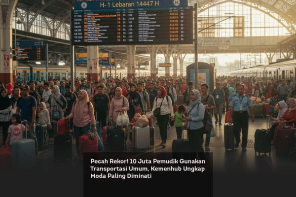 Pecah Rekor! 10 Juta Pemudik Gunakan Transportasi Umum, Kemenhub Ungkap Moda Paling Diminati locusonline featured image Mar 2026