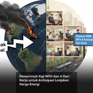 Pemerintah Kaji WFH dan 4 Hari Kerja untuk Antisipasi Lonjakan Harga Energi