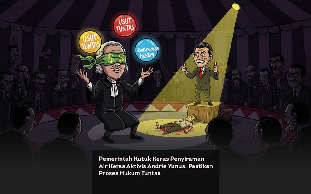 Pemerintah Kutuk Keras Penyiraman Air Keras Aktivis Andrie Yunus, Pastikan Proses Hukum Tuntas locusonline featured image Mar 2026