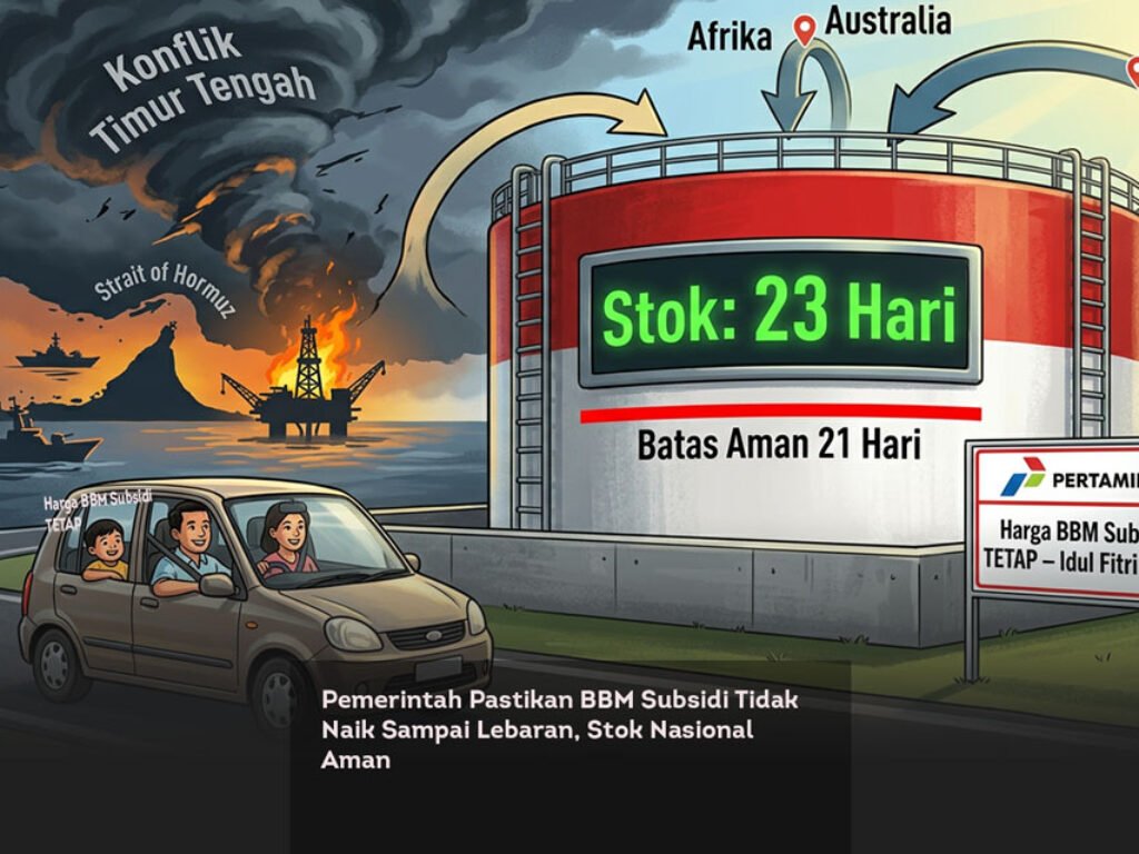Pemerintah Pastikan BBM Subsidi Tidak Naik Sampai Lebaran, Stok Nasional Aman