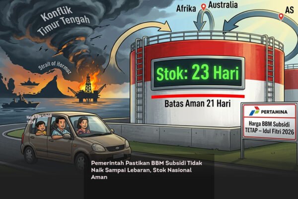 Pemerintah Pastikan BBM Subsidi Tidak Naik Sampai Lebaran, Stok Nasional Aman