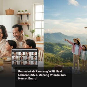 Pemerintah Rancang WFH Usai Lebaran 2026, Dorong Wisata dan Hemat Energi
