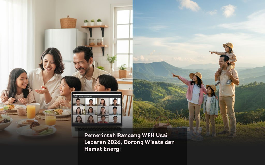 Pemerintah Rancang WFH Usai Lebaran 2026, Dorong Wisata dan Hemat Energi locusonline featured image Mar 2026