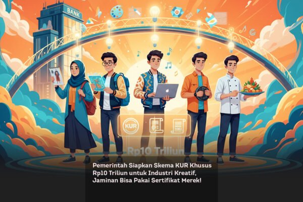 Pemerintah Siapkan Skema KUR Khusus Rp10 Triliun untuk Industri Kreatif, Jaminan Bisa Pakai Sertifikat Merek! locusonline featured image Mar 2026
