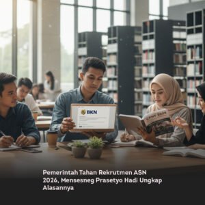 Pemerintah Tahan Rekrutmen ASN 2026, Mensesneg Prasetyo Hadi Ungkap Alasannya