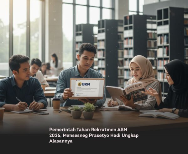 Pemerintah Tahan Rekrutmen ASN 2026, Mensesneg Prasetyo Hadi Ungkap Alasannya locusonline featured image Mar 2026