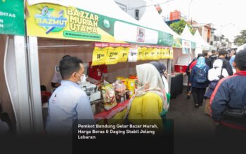 Pemkot Bandung Gelar Bazar Murah, Harga Beras & Daging Stabil Jelang Lebaran