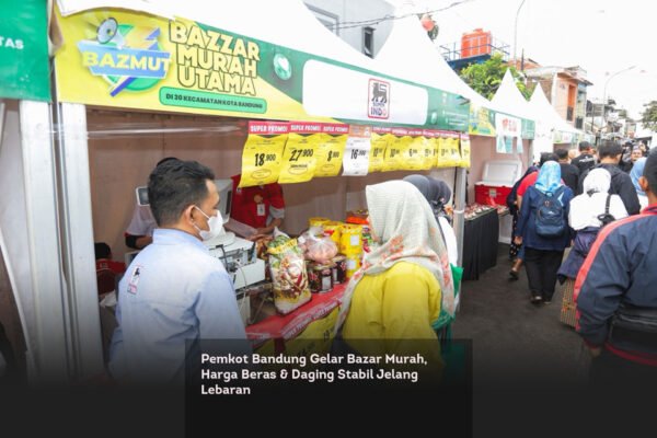 Pemkot Bandung Gelar Bazar Murah, Harga Beras & Daging Stabil Jelang Lebaran locusonline featured image Mar