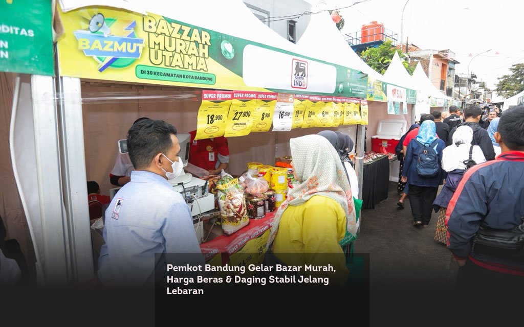 Pemkot Bandung Gelar Bazar Murah, Harga Beras & Daging Stabil Jelang Lebaran locusonline featured image Mar