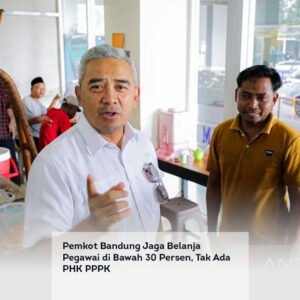 Pemkot Bandung Jaga Belanja Pegawai di Bawah 30 Persen, Tak Ada PHK PPPK