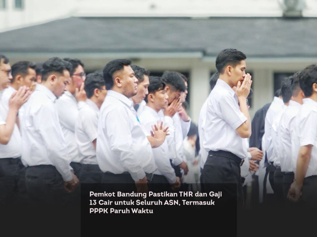 Pemkot Bandung Pastikan THR dan Gaji 13 Cair untuk Seluruh ASN, Termasuk PPPK Paruh Waktu