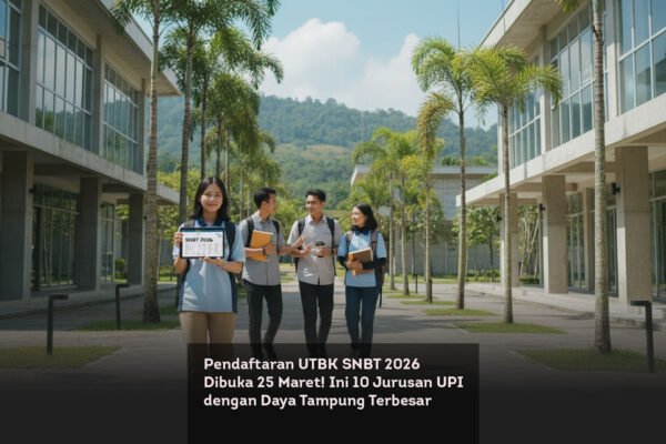 Pendaftaran UTBK SNBT 2026 Dibuka 25 Maret! Ini 10 Jurusan UPI dengan Daya Tampung Terbesar locusonline featured image Mar 2026