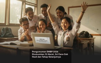 Pengumuman SNBP 2026 Diumumkan 31 Maret, Ini Cara Cek Hasil dan Tahap Selanjutnya