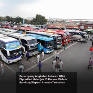 Penumpang Angkutan Lebaran 2026 Diprediksi Melonjak 15 Persen, Dishub Bandung Siapkan Armada Tambahan