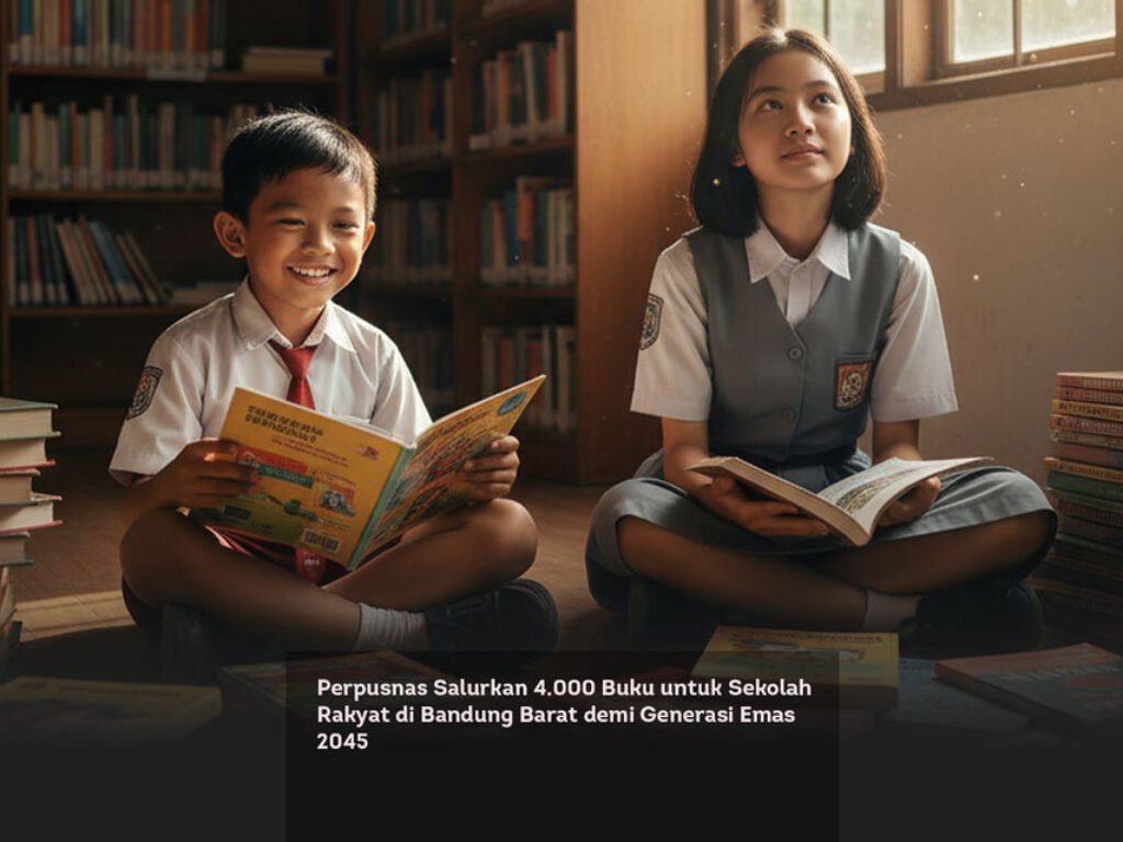 Perpusnas Salurkan 4.000 Buku untuk Sekolah Rakyat di Bandung Barat demi Generasi Emas 2045