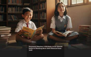 Perpusnas Salurkan 4.000 Buku untuk Sekolah Rakyat di Bandung Barat demi Generasi Emas 2045