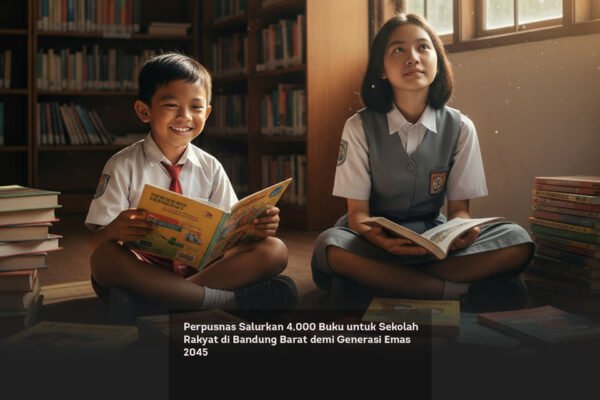 Perpusnas Salurkan 4.000 Buku untuk Sekolah Rakyat di Bandung Barat demi Generasi Emas 2045 locusonline featured image Mar