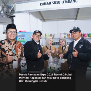 Persis Ramadan Expo 2026 Resmi Dibuka! Menteri Koperasi dan Wali Kota Bandung Beri Dukungan Penuh