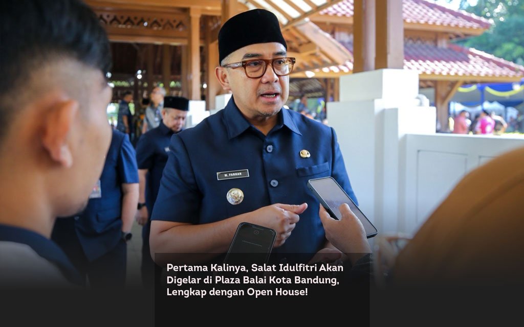 Pertama Kalinya, Salat Idulfitri Akan Digelar di Plaza Balai Kota Bandung, Lengkap dengan Open House! locusonline featured image Mar 2026