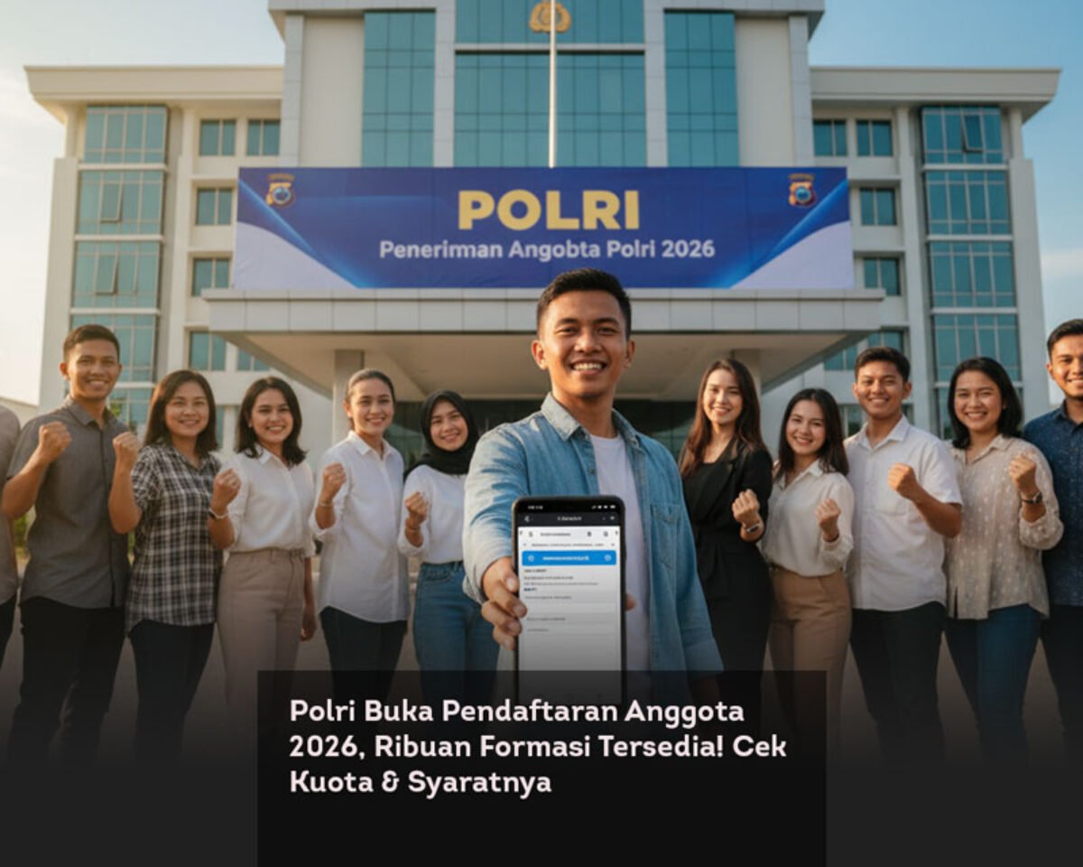 Polri Buka Pendaftaran Anggota 2026, Ribuan Formasi Tersedia! Cek Kuota & Syaratnya
