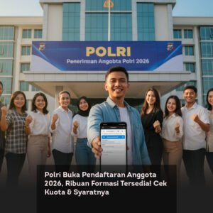Polri Buka Pendaftaran Anggota 2026, Ribuan Formasi Tersedia! Cek Kuota & Syaratnya