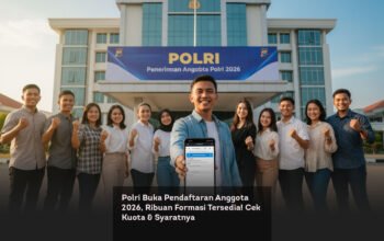 Polri Buka Pendaftaran Anggota 2026, Ribuan Formasi Tersedia! Cek Kuota & Syaratnya locusonline featured image Mar 2026