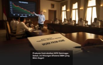 Prabowo Instruksikan WFH Seminggu Sekali, Ini Hitungan Efisiensi BBM yang Bikin Kaget! locusonline featured image Mar 2026