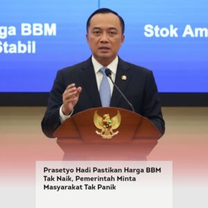 Prasetyo Hadi Pastikan Harga BBM Tak Naik, Pemerintah Minta Masyarakat Tak Panik