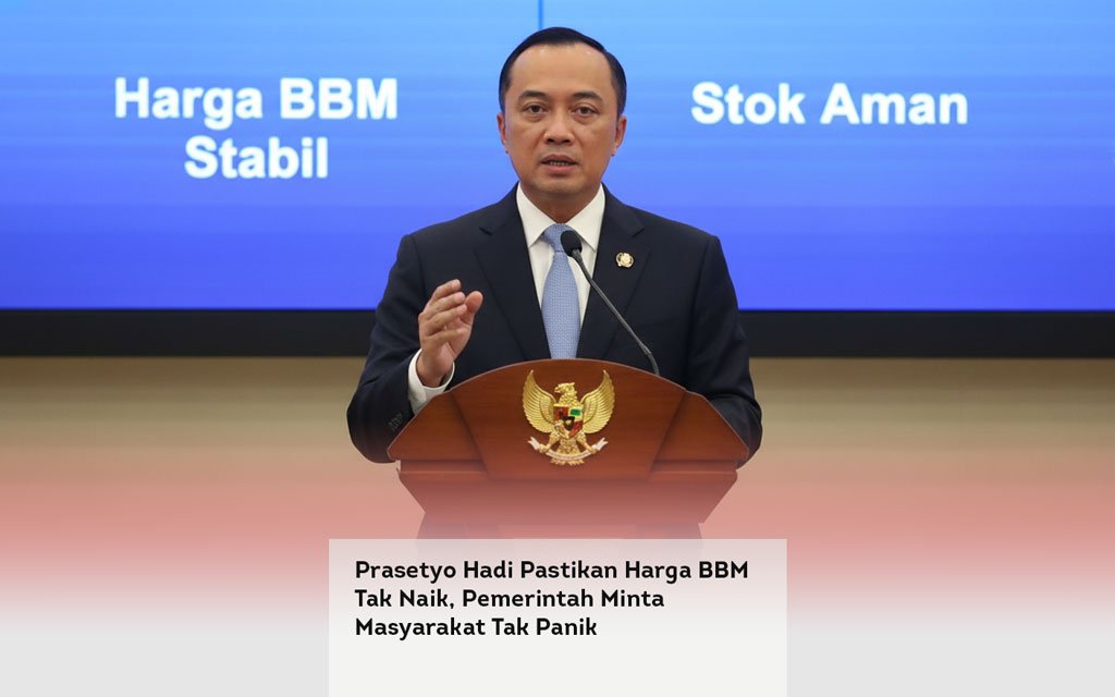 Prasetyo Hadi Pastikan Harga BBM Tak Naik, Pemerintah Minta Masyarakat Tak Panik locusonline featured image Mar 2026