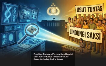 Presiden Prabowo Perintahkan Kapolri Usut Tuntas Kasus Penyiraman Air Keras terhadap Andrie Yunus