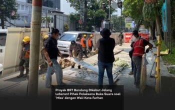 Proyek BRT Bandung Dikebut Jelang Lebaran! Pihak Pelaksana Buka Suara soal ‘Miss’ dengan Wali Kota Farhan