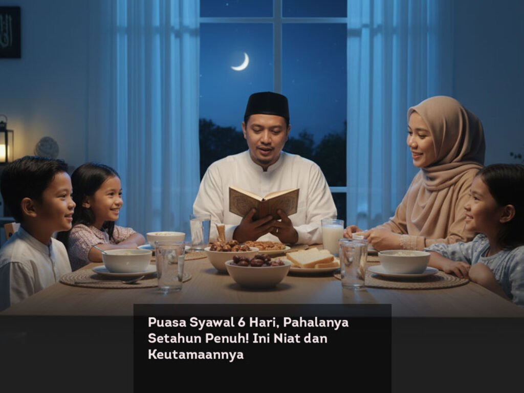 Puasa Syawal 6 Hari, Pahalanya Setahun Penuh! Ini Niat dan Keutamaannya