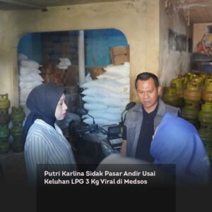 Putri Karlina Sidak Pasar Andir Usai Keluhan LPG 3 Kg Viral di Medsos