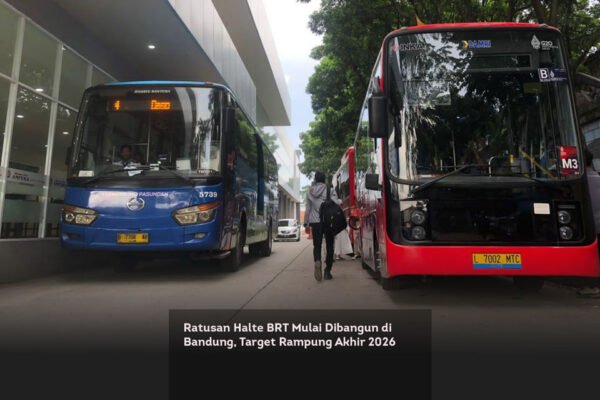 Ratusan Halte BRT Mulai Dibangun di Bandung, Target Rampung Akhir 2026 locusonline featured image Mar