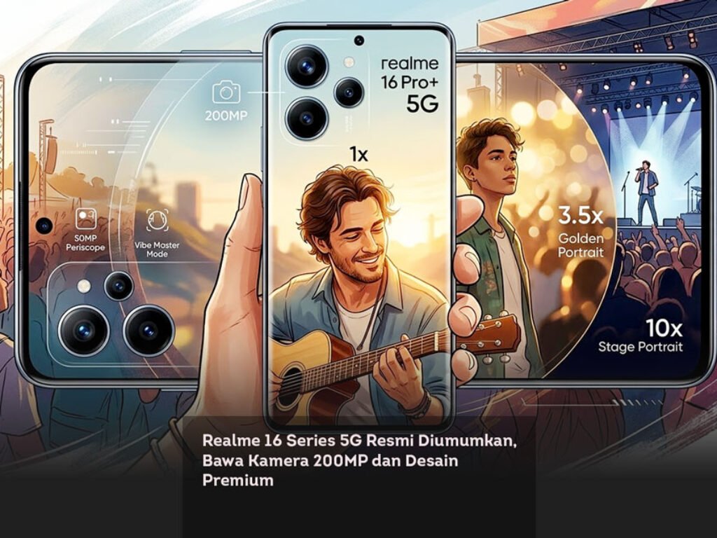 Realme 16 Series 5G Resmi Diumumkan, Bawa Kamera 200MP dan Desain Premium