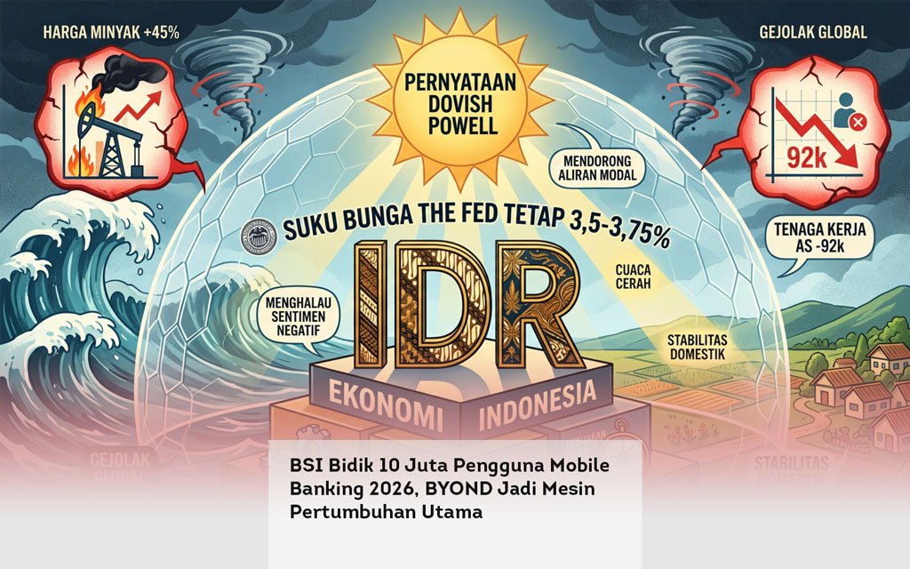 Rupiah Menguat ke Rp16.987 per Dolar AS, Efek Sikap Dovish The Fed dan Tekanan Minyak Dunia locusonline featured image Mar 2026
