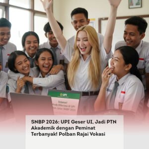 SNBP 2026: UPI Geser UI, Jadi PTN Akademik dengan Peminat Terbanyak! Polban Rajai Vokasi