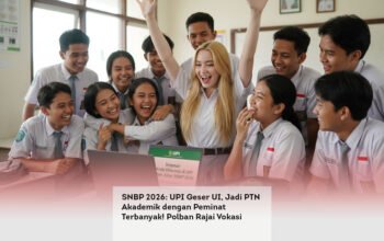 SNBP 2026: UPI Geser UI, Jadi PTN Akademik dengan Peminat Terbanyak! Polban Rajai Vokasi