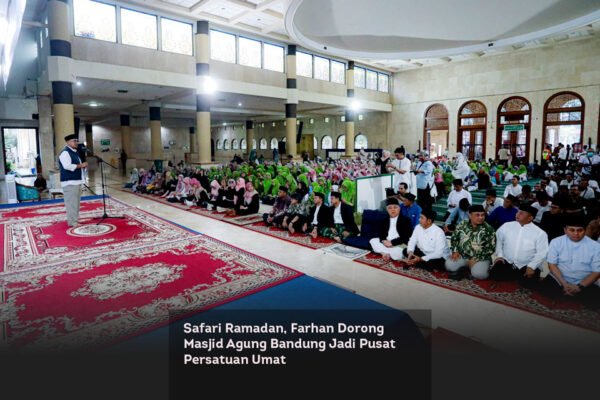 Safari Ramadan, Farhan Dorong Masjid Agung Bandung Jadi Pusat Persatuan Umat locusonline featured image Mar 2026