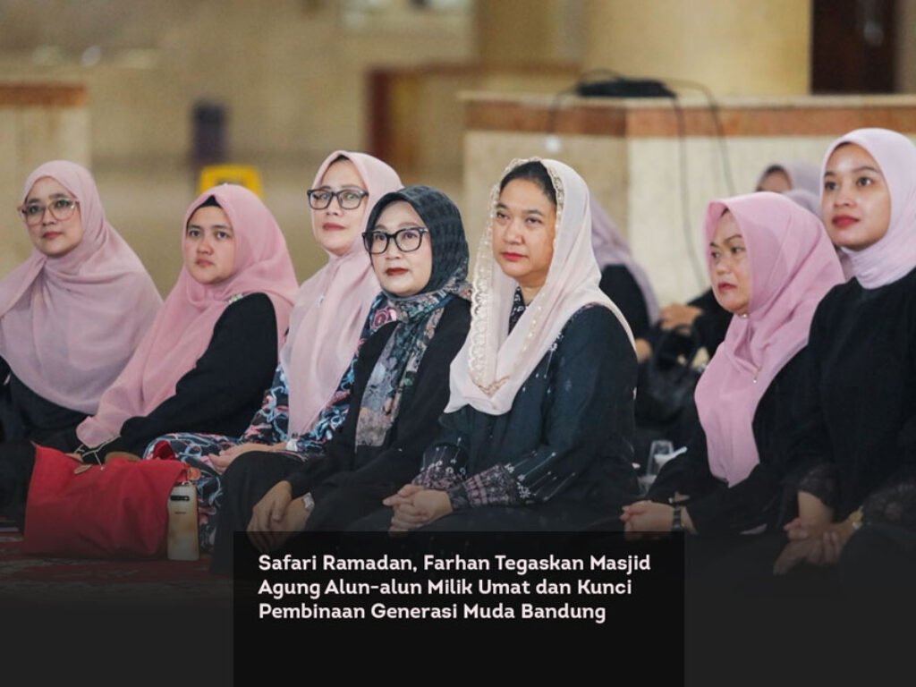 Safari Ramadan, Farhan Tegaskan Masjid Agung Alun-alun Milik Umat dan Kunci Pembinaan Generasi Muda Bandung