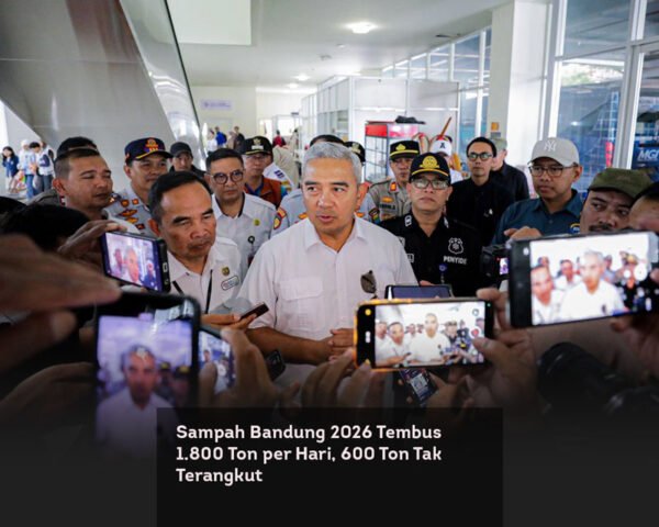 Sampah Bandung 2026 Tembus 1.800 Ton per Hari, 600 Ton Tak Terangkut locusonline featured image Mar 2026