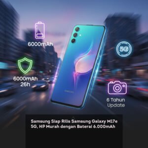 Samsung Siap Rilis Samsung Galaxy M17e 5G, HP Murah dengan Baterai 6.000mAh