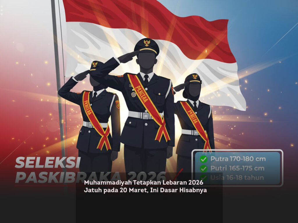 Seleksi Paskibraka 2026 Dibuka di Seluruh Daerah, Ini Syarat Tinggi Badan dan Berat Idealnya