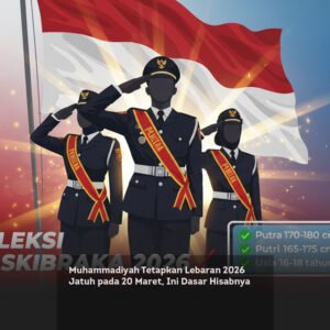 Seleksi Paskibraka 2026 Dibuka di Seluruh Daerah, Ini Syarat Tinggi Badan dan Berat Idealnya