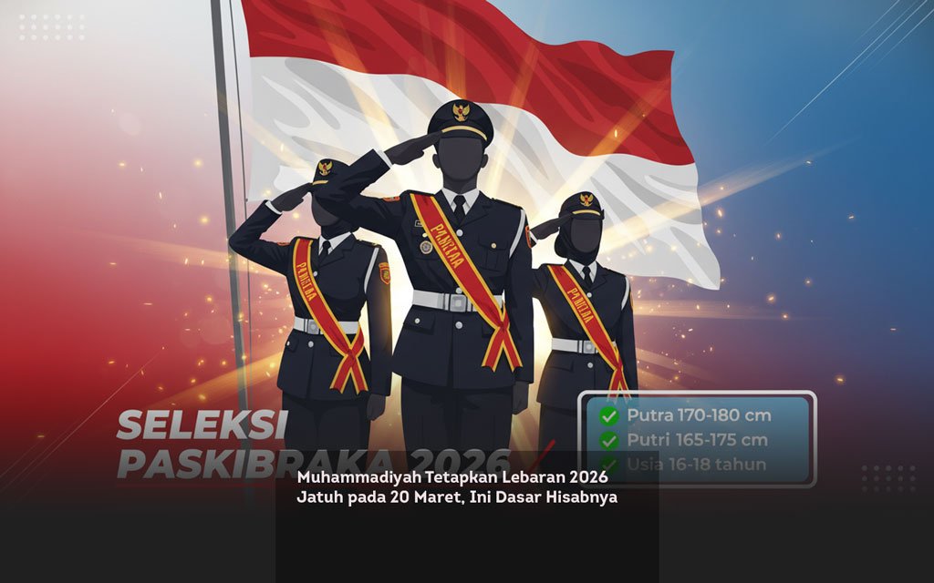 Seleksi Paskibraka 2026 Dibuka di Seluruh Daerah, Ini Syarat Tinggi Badan dan Berat Idealnya locusonline featured image Mar