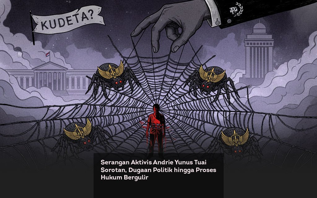 Serangan Aktivis Andrie Yunus Tuai Sorotan, Dugaan Politik hingga Proses Hukum Bergulir locusonline featured image Mar 2026