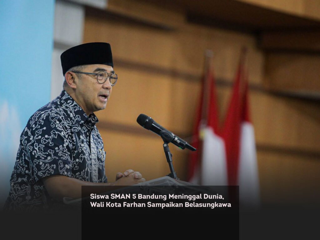 Siswa SMAN 5 Bandung Meninggal Dunia, Wali Kota Farhan Sampaikan Belasungkawa
