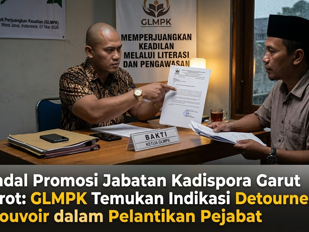 Skandal Promosi Jabatan Kadispora Garut Disorot: GLMPK Temukan Indikasi Detournement de Pouvoir dalam Pelantikan Pejabat, “Sudah Masuk Kemenpan RB”